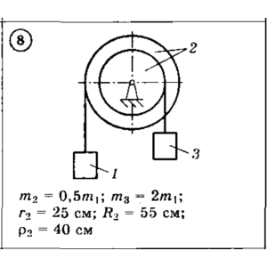 Решение задачи Д3 Вариант 08 (задание 1, 2) Диевский ВА