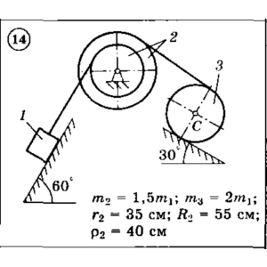 Решение задачи Д3 Вариант 14 (задание 1, 2) Диевский ВА