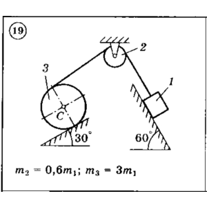 Решение задачи Д3 Вариант 19 (задание 1, 2) Диевский ВА