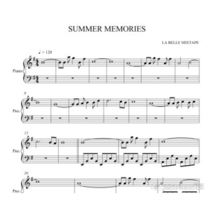 Summer Memories ноты для фотепиано