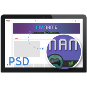 Игровой баннер для YouTube