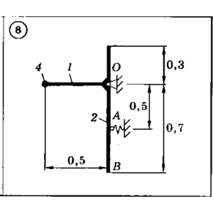 Решение задачи Д7 (задание 1) Вариант 08 Диевский В.А.
