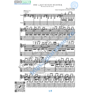 Последний охотник на ведьм (Ноты и табы для гитары)