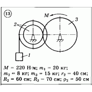 Решение задачи Д3 (задание 1) Вариант 13 Диевский В.А.