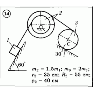 Решение задачи Д3 (задание 2) Вариант 14 Диевский В.А.