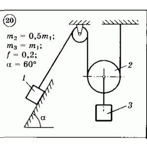 Решение задачи Д3 (задание 2) Вариант 20 Диевский В.А.
