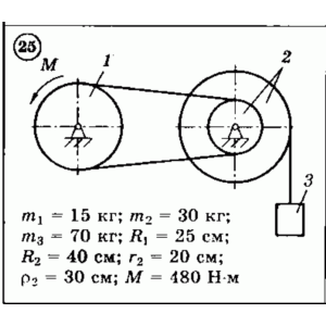 Решение задачи Д3 (задание 2) Вариант 25 Диевский В.А.