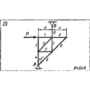 C1 Варинат 25 (C1 В25) термех задачник Яблонский 1978г