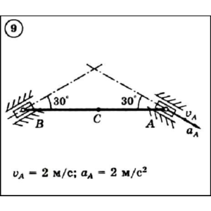 Решение задачи К3 вариант 9 (К3-09) - Диевский В.А.