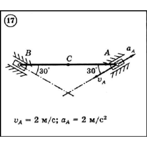 Решение задачи К3 вариант 17 (К3-17) - Диевский В.А.
