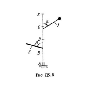 Решение Д5 Вар. 81, решебник теормех Тарг С.М. 1983 г.