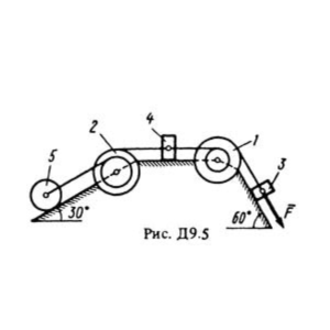 Решение Д9 Вар. 58, решебник термех Тарг С.М. 1983 г.