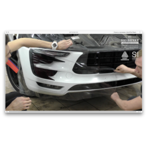 Оклейка бампера в защитную ПВХ пленку