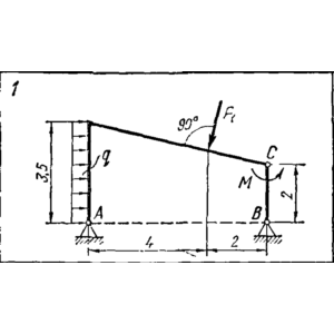 C5 Вариант 01 термех из решебника Яблонский А.А. 1978 г