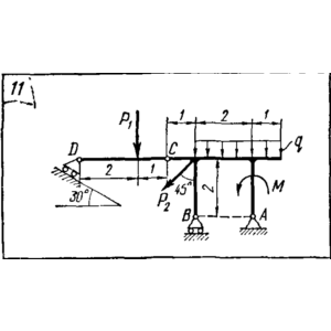 C5 Вариант 11 термех из решебника Яблонский А.А. 1978 г