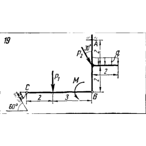 C5 Вариант 19 термех из решебника Яблонский А.А. 1978 г
