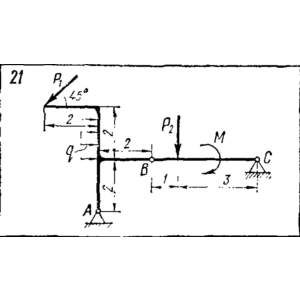 C5 Вариант 21 термех из решебника Яблонский А.А. 1978 г