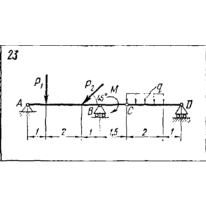 C5 Вариант 23 термех из решебника Яблонский А.А. 1978 г