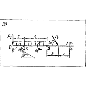 C5 Вариант 30 термех из решебника Яблонский А.А. 1978 г