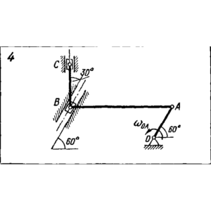 Задача К4 Вар. 04 термех из решебника Яблонский АА 1978
