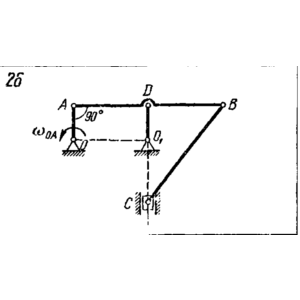 Задача К4 Вар. 26 термех из решебника Яблонский АА 1978