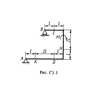 Решение С1-16 (Рисунок С1.1 условие 6 С.М. Тарг 1988 г)