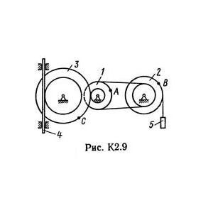 Решение К2 вар. 93, решебник теормех Тарг С.М. 1982 г.