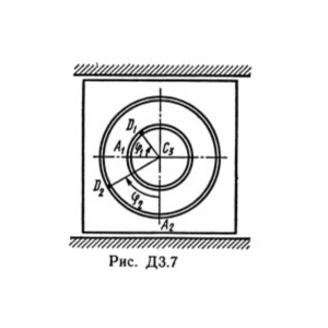 Решение Д3-77 (Рисунок Д3.7 условие 7 С.М. Тарг 1989 г)