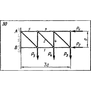 C3 Вариант 30 термех из решебника Яблонский А.А. 1978 г