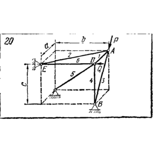 C8 Вариант 20 термех из решебника Яблонский А.А. 1978 г