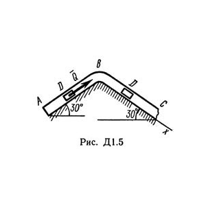 Решение задачи Д1 В 59 решебник термех Тарг С.М. 1982
