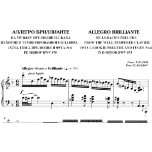 6с19 Аллегро-бриллианте, ПАВЕЛ ЗАХАРОВ / фортепиано