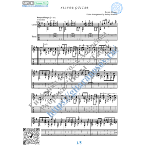 Серебряная гитара (Ноты и табы для гитары соло)