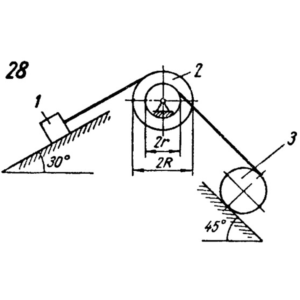 Решение задачи Д19-28 из сборника Яблонского А.А.