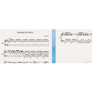 Linkin park–Braking the habbit  piano cover