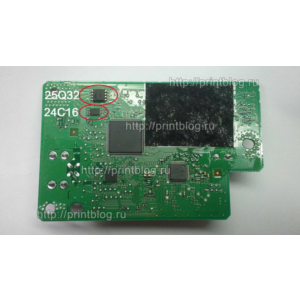 Дампы микросхем принтера Canon G2400 для сброса 5B00