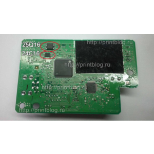 Дампы микросхем принтера Canon G1400 для сброса 5B00