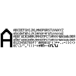 Шрифт ККМ МЕРКУРИЙ-114.1-ТОРНАДО вер.2 (ttf)