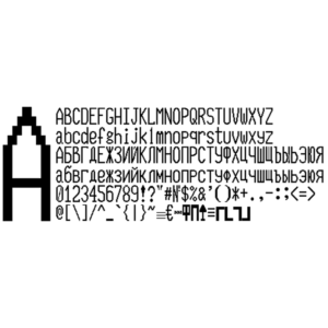 Шрифт ККМ МЕРКУРИЙ-114.1-ТОРНАДО вер.4 (ttf)