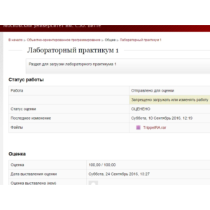 Объектно-ориентированное программирование МИЭМП Витте