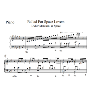 Ноты Didier Marouani & Space - Ballad For Space Lovers