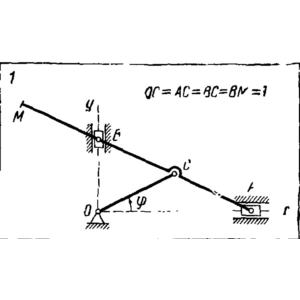 Задача К2 Вар. 01 термех из решебника Яблонский АА 1978