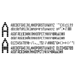 Шрифт ККМ ПРИМ-07 вер. 1 (ttf)