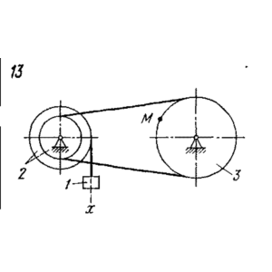 Задача К3 Вар. 13 термех из решебника Яблонский АА 1978