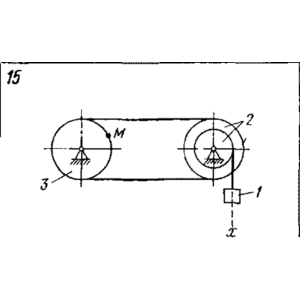 Задача К3 Вар. 15 термех из решебника Яблонский АА 1978