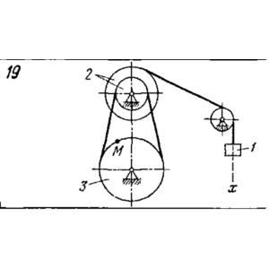 Задача К3 Вар. 19 термех из решебника Яблонский АА 1978