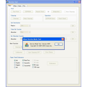 Canon Service Tool V4907