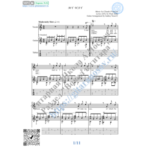 My Way (Вокал Гитара Ноты Табы)