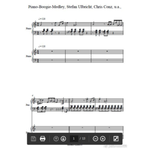 Piano-Boogie-Medley, Stefan Ulbricht, ноты -фортепиано
