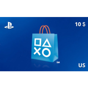 Подарочная карта PlayStation Store 10 долл. US-регион